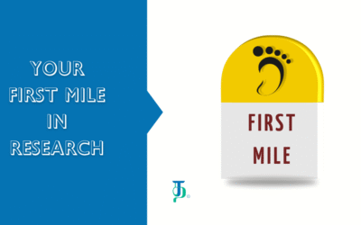 The First Mile – for your journey of a thousand miles